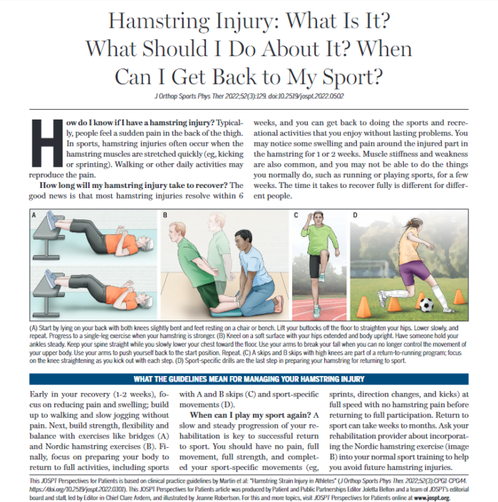 Hamstring Strains Guide - Saanich Physio + Sports Clinic