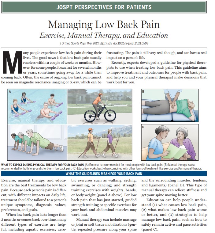 Getting the Right Massage for Low Back Pain - PSJC